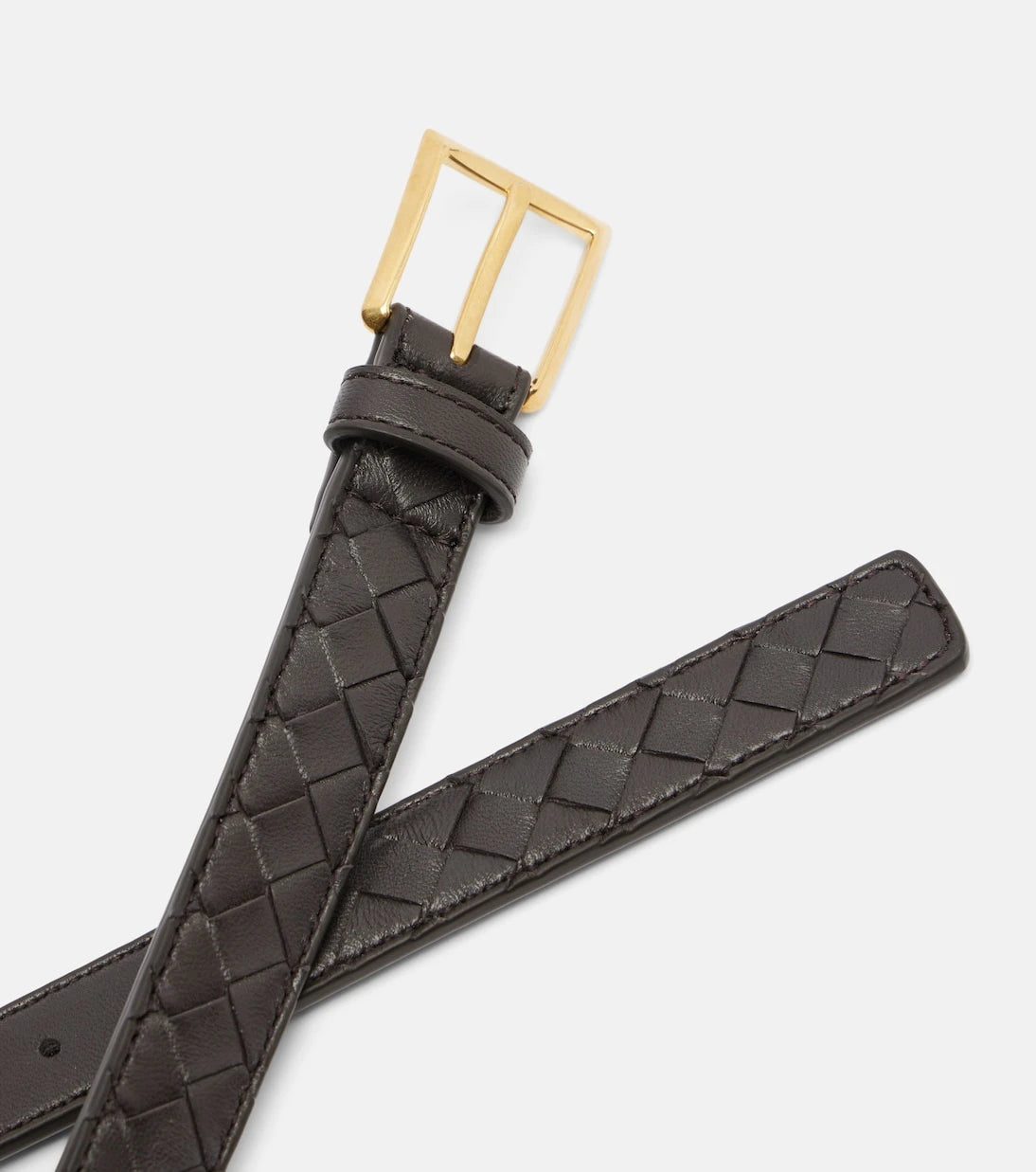 Bottega Veneta - حزام جلد انترتشياتو