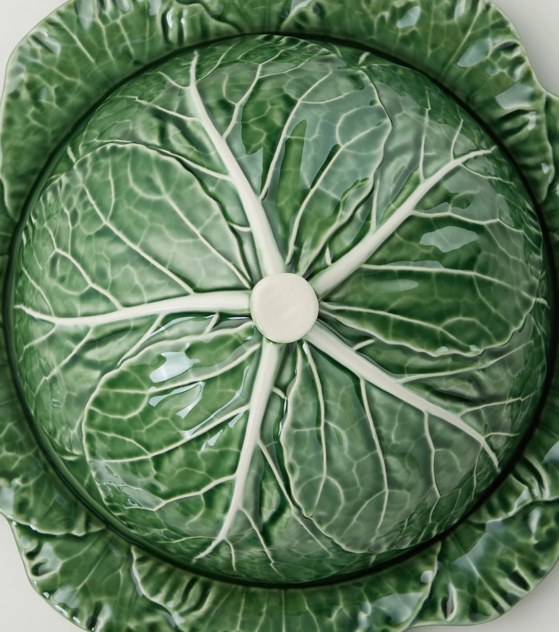 Bordallo Pinheiro - Cabbage earthenware cheese tray