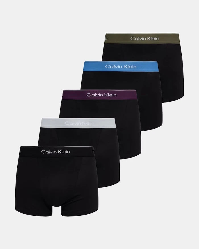 Calvin Klein Underwear Erkek Pamuklu Elastan Boxer 5'li