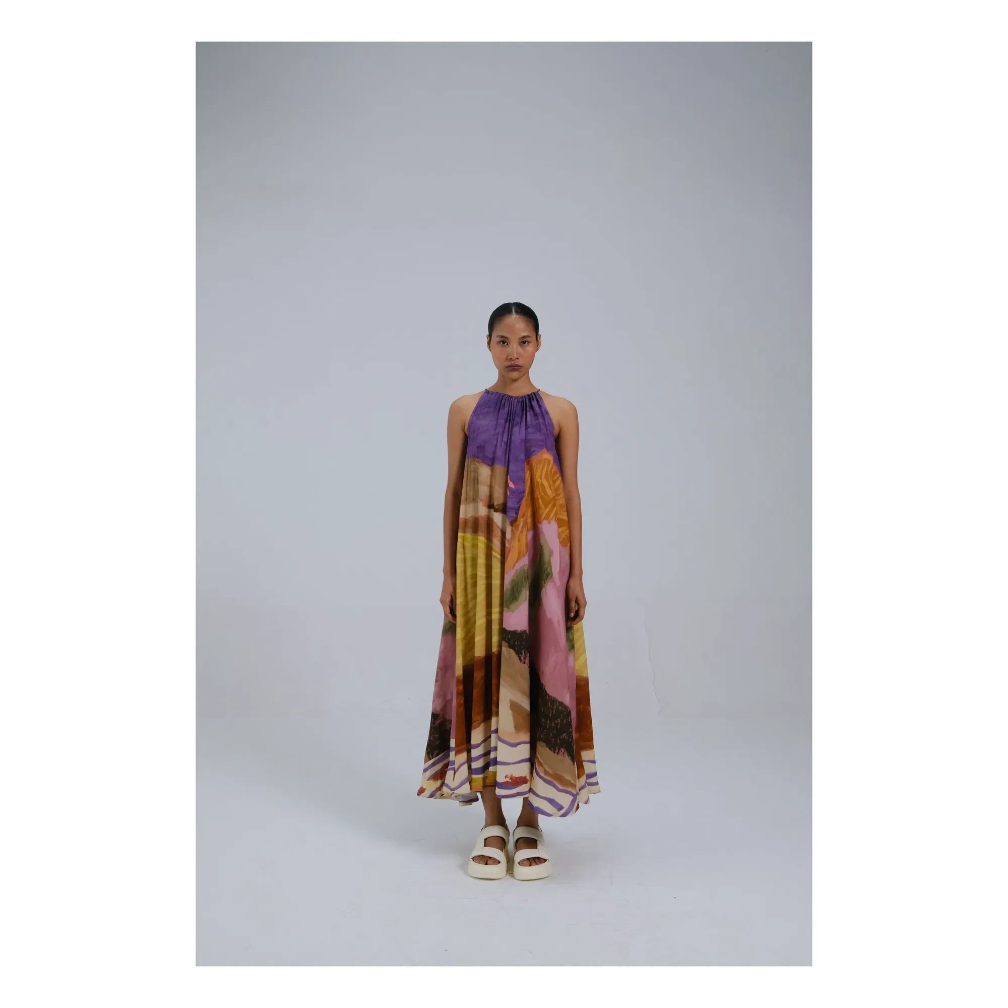 CORD - Circle dress | Purple