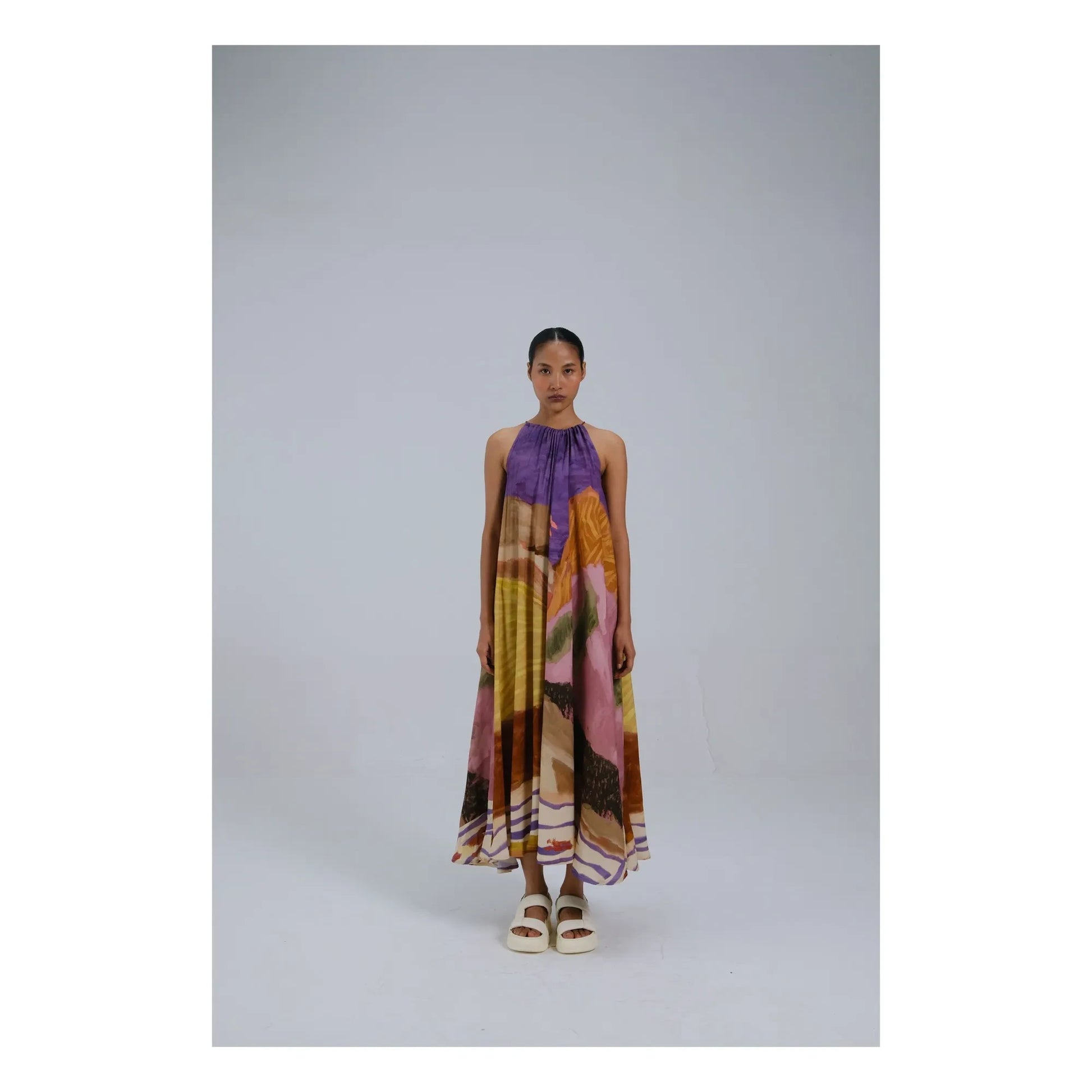 CORD - Circle dress | Purple