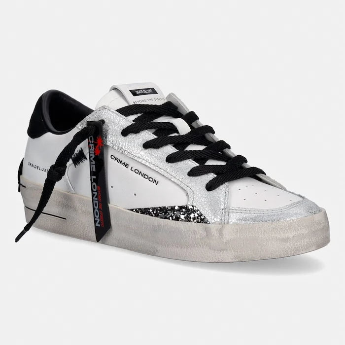 Crime London SK8 DELUXE маратонки дамски от кожа