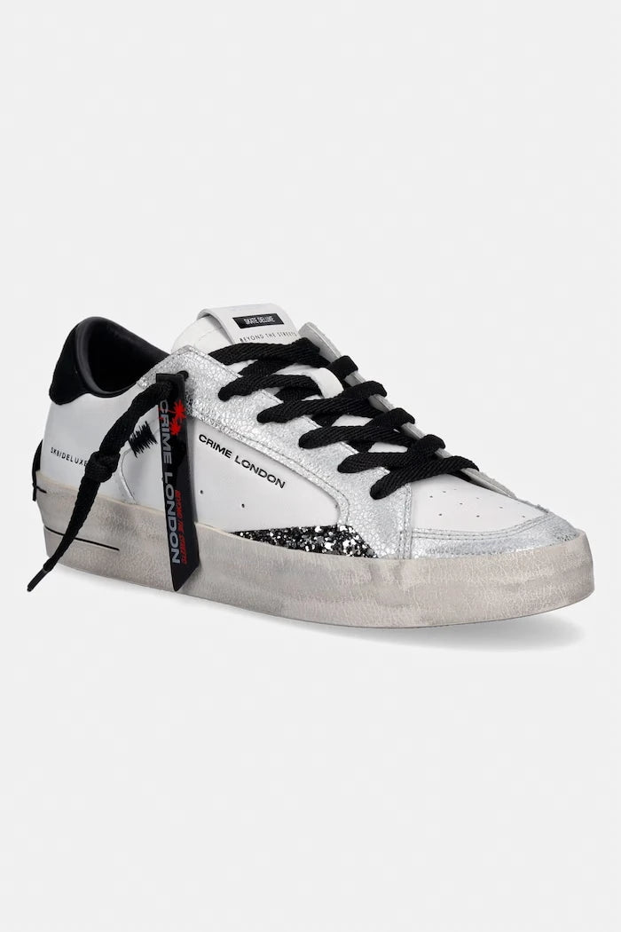 Crime London SK8 DELUXE маратонки дамски от кожа