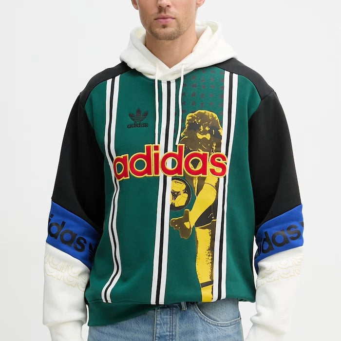 adidas Originals kapüşonlu erkek pamuklu sweatshirt