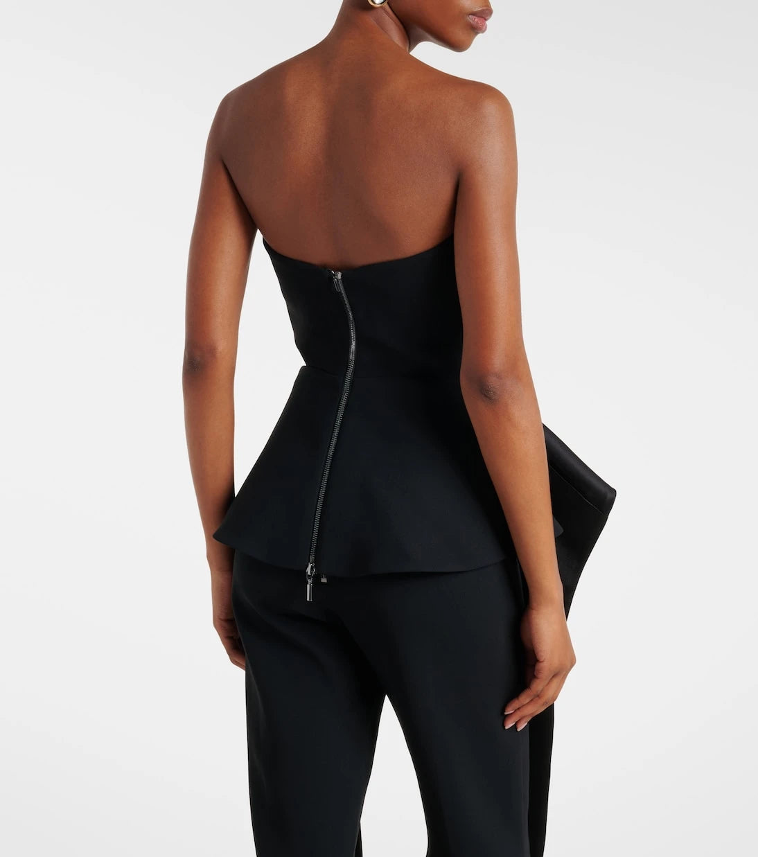 Maticevski - Frame peplum satin top