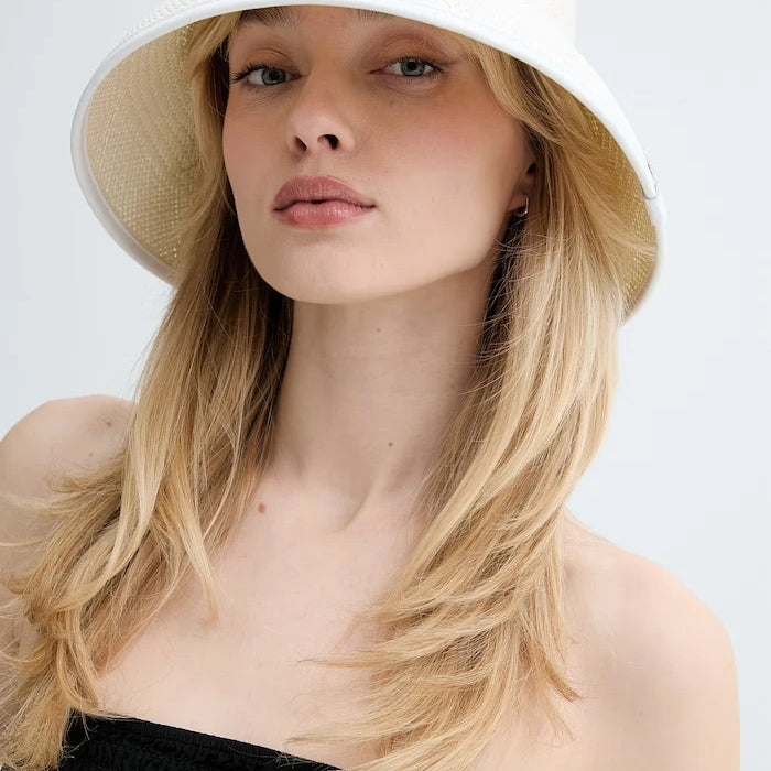 LE SH KA headwear Beyaz Bucket Şapka