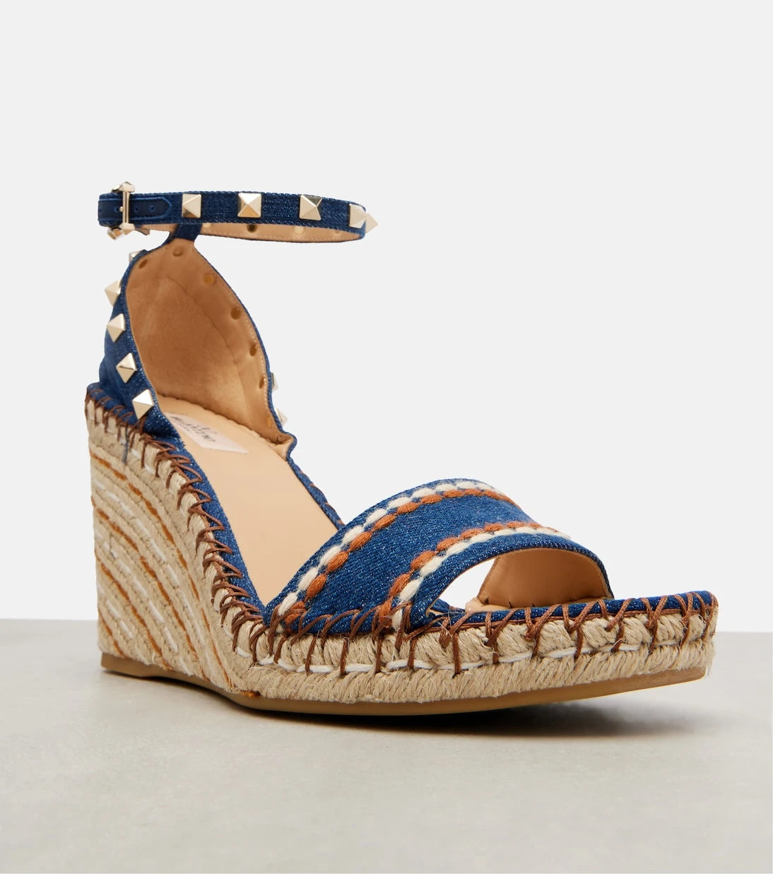 Valentino Garavani - Rockstud Double 105 espadrille wedges