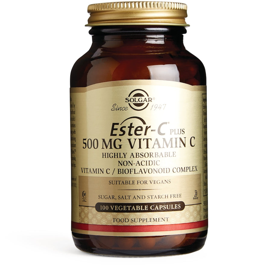 Solgar Ester-C Plus 500mg Vitamin C (100 Vegetable Capsules)