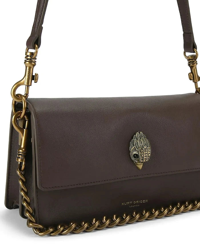 Kurt Geiger London чанта crossbody дамска от кожа Sloane Soft Shoulder Bag