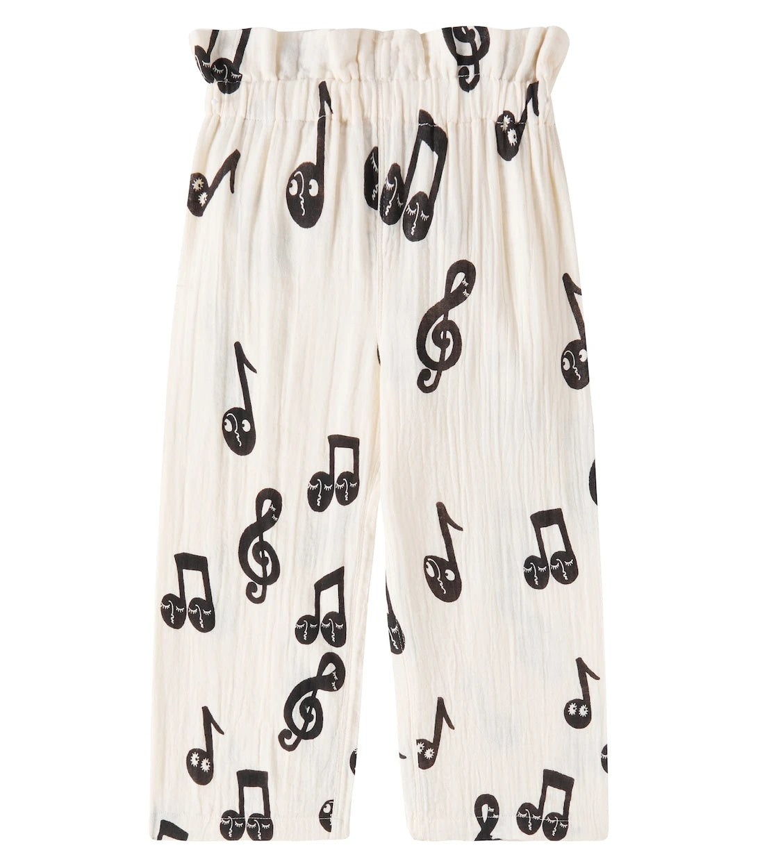 Mini Rodini - Notes cotton muslin straight pants