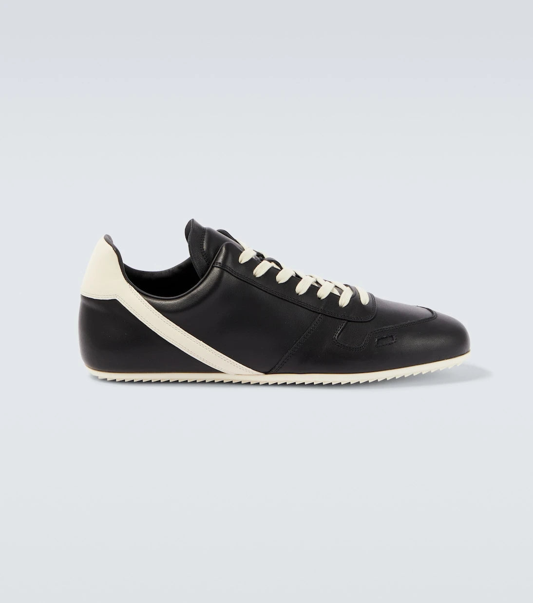 Rick Owens - Minimal leather sneakers