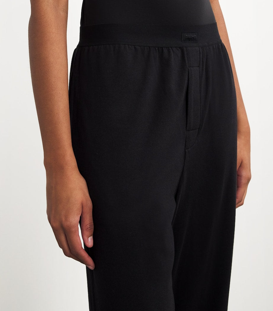 Skims Black Boyfriend Sweatpants