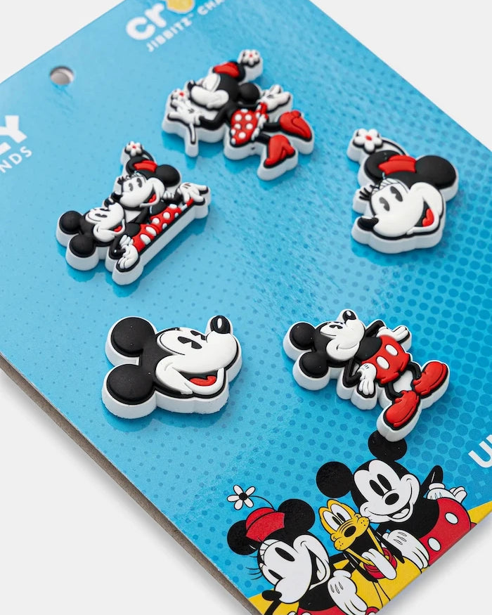 Детски значки за обувки Crocs Mickey and Minnie PVC 5Pck (5 броя)