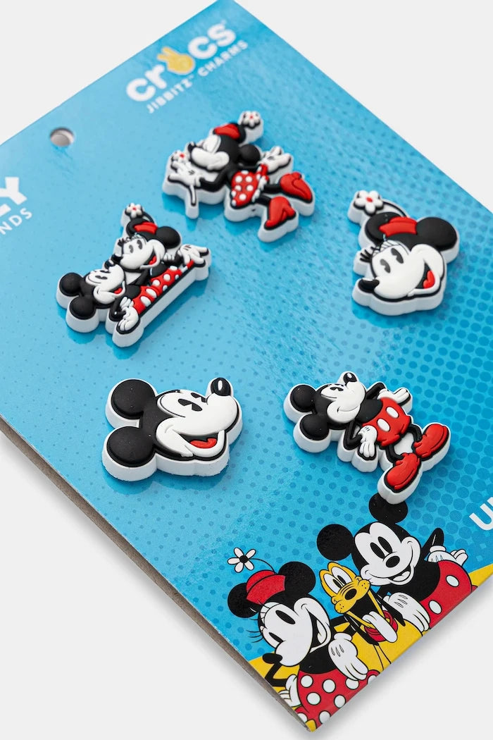 Crocs Mickey ve Minnie PVC Çocuk Ayakkabı Süsleri 5'li Paket (5 Adet)