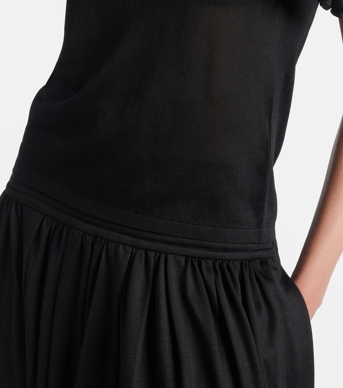 Alaïa - Semi-sheer turtleneck top