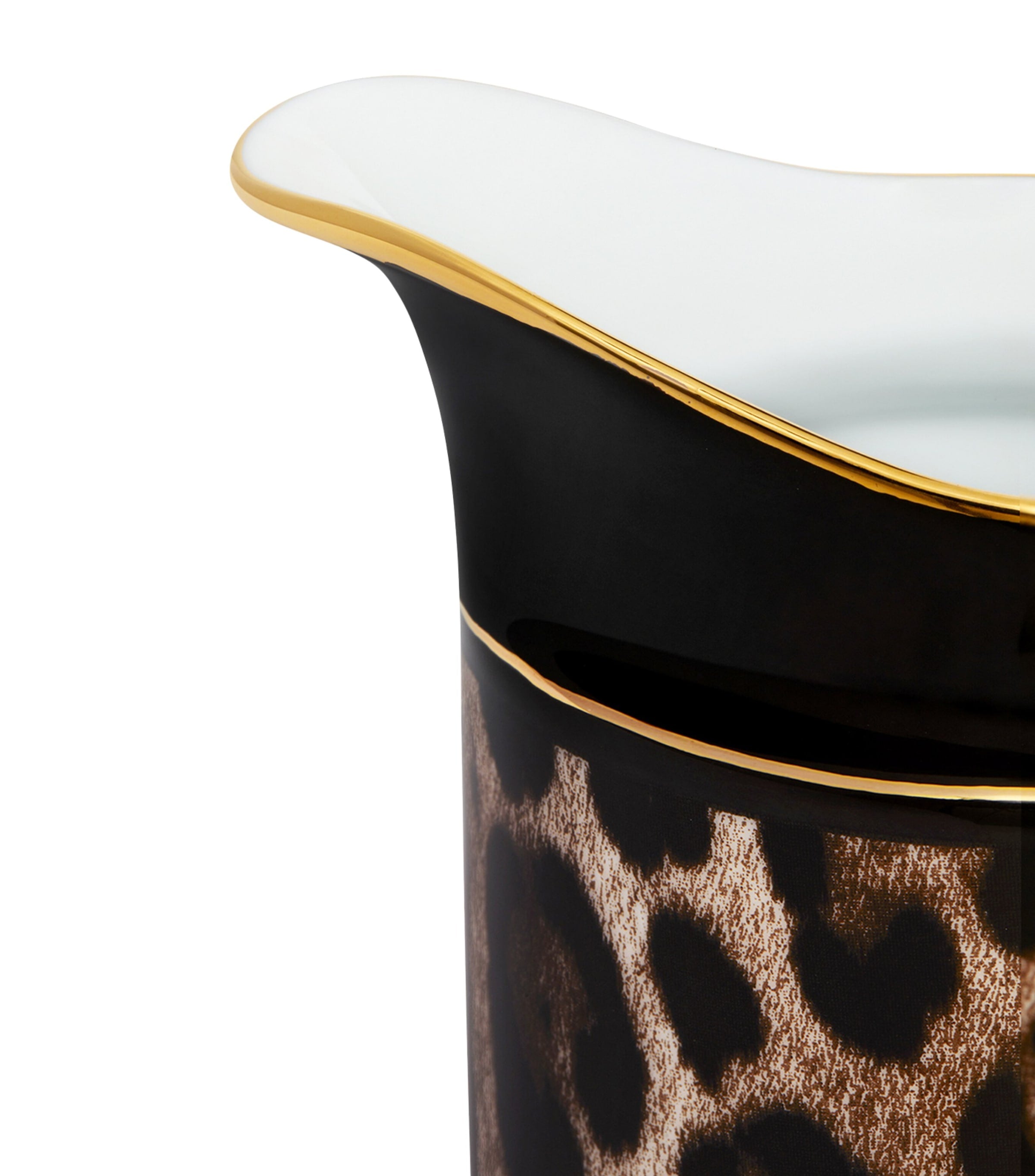 Dolce & Gabbana Casa Porcelain Leopard Print Milk Jug (8.5cm)