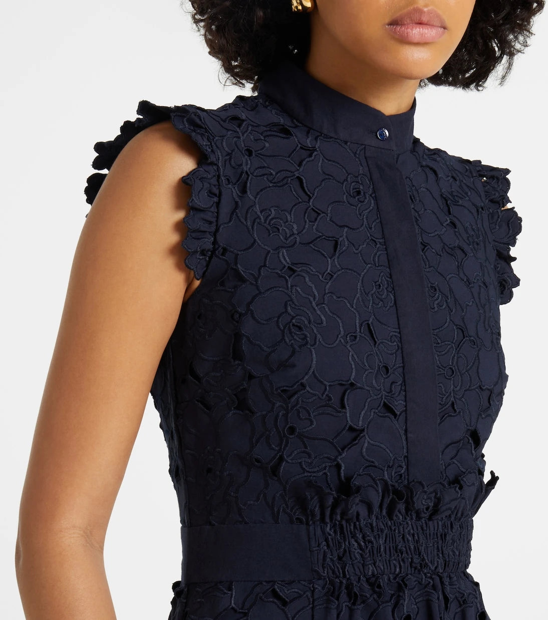 Erdem - Dantel midi elbise