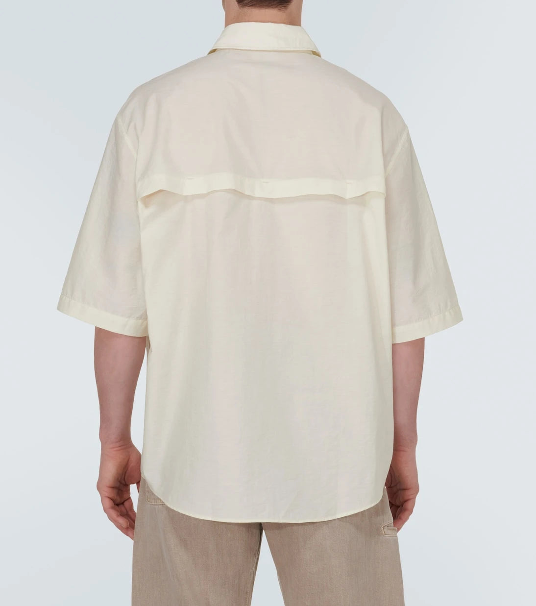 Lemaire - Oversized cotton-blend shirt