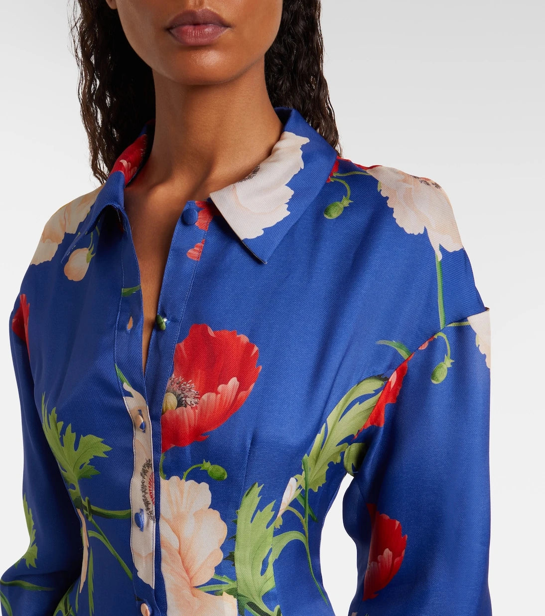 Leo Lin - Josephine floral silk gown
