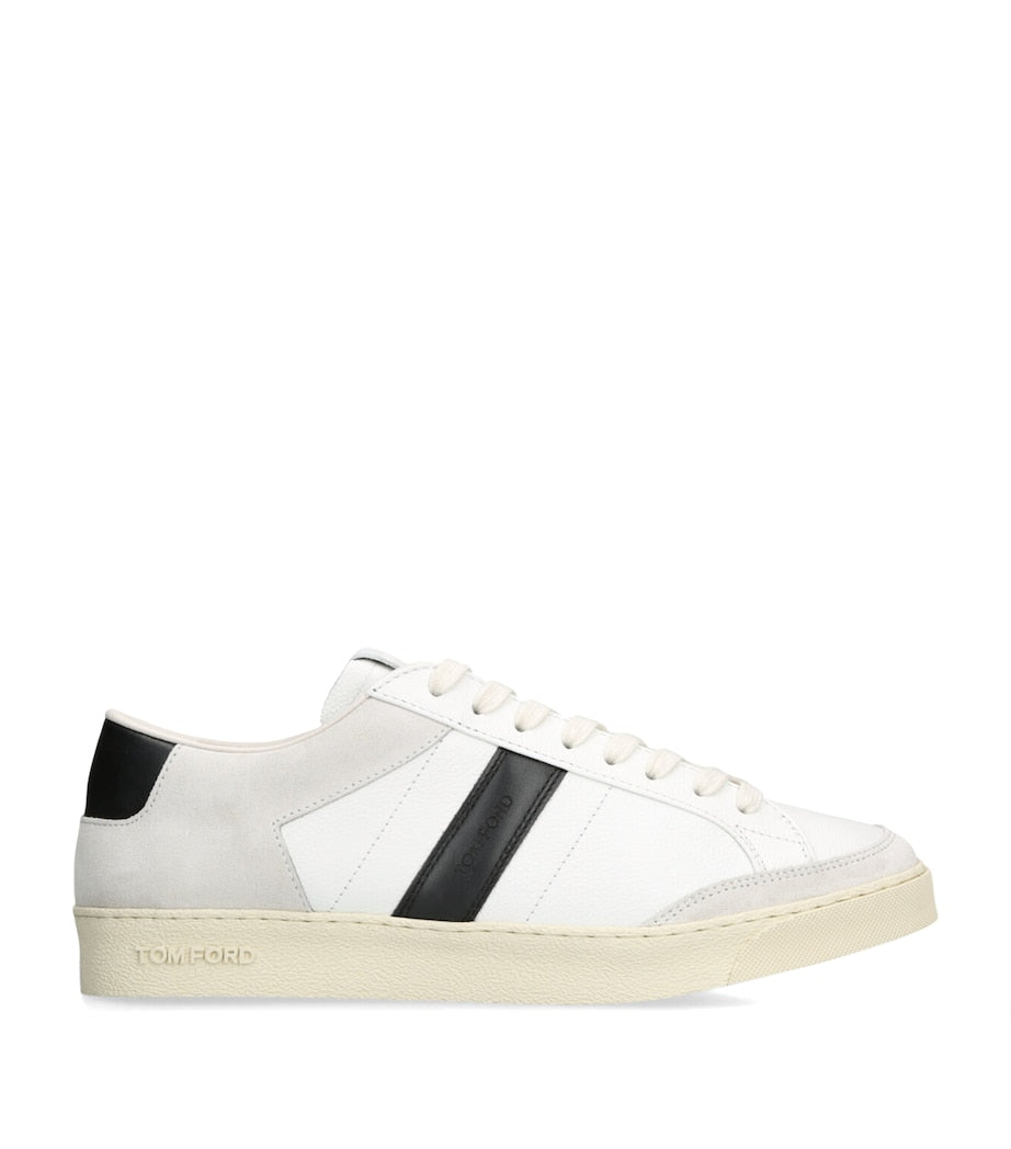 TOM FORD Leather-Suede Terence Sneakers