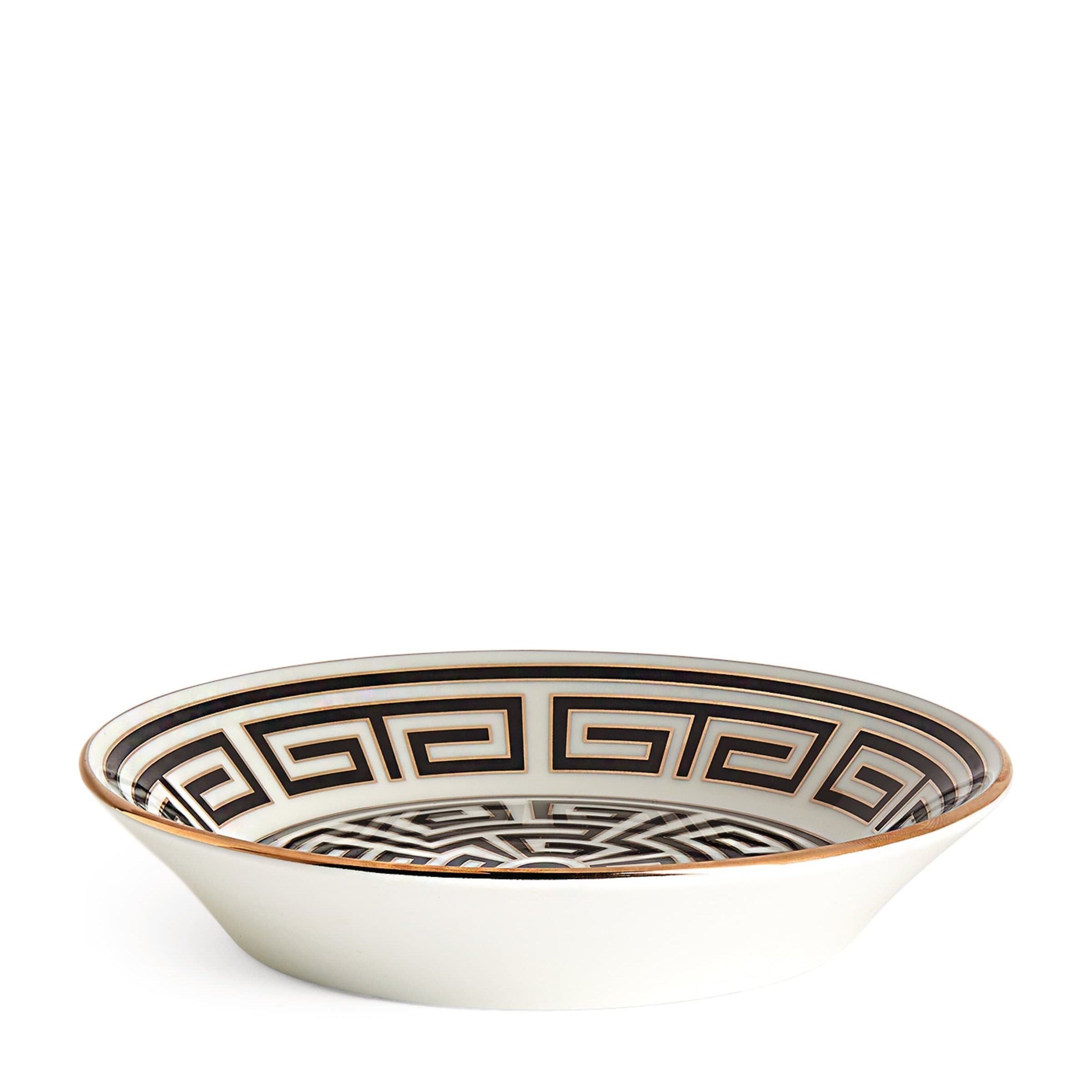 Porcelain Labirinto Nero Tea Saucer (13.5cm)