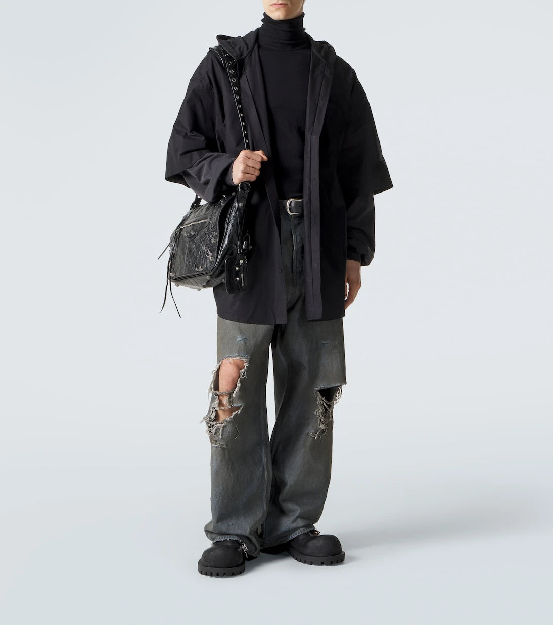 Balenciaga - Le Cagole Medium leather shoulder bag