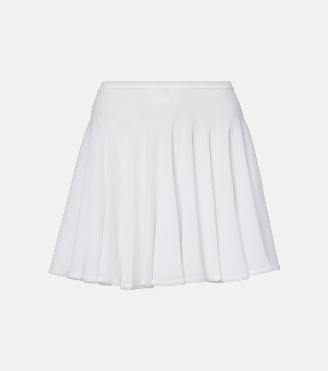Alaïa - Pleated semi-sheer miniskirt