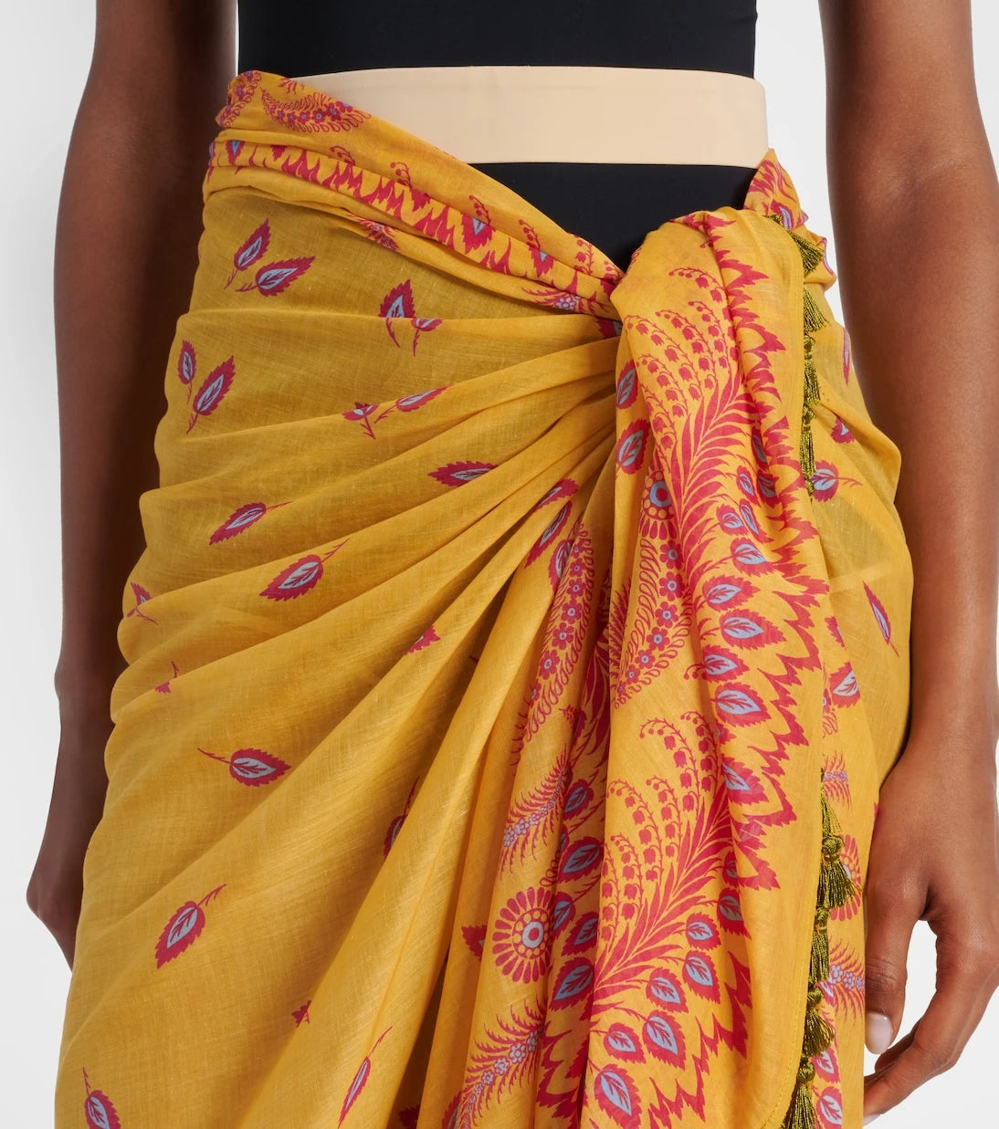 Valentino - Printed cotton beach cover-up