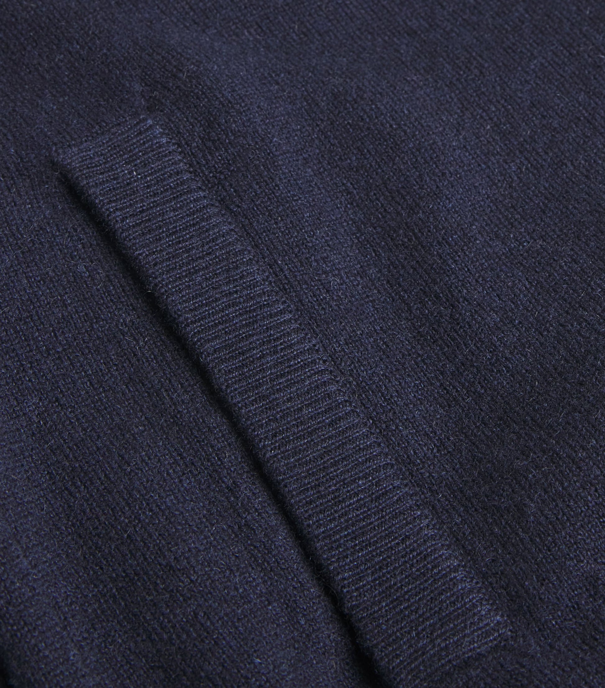 Navy Cashmere Hoodie