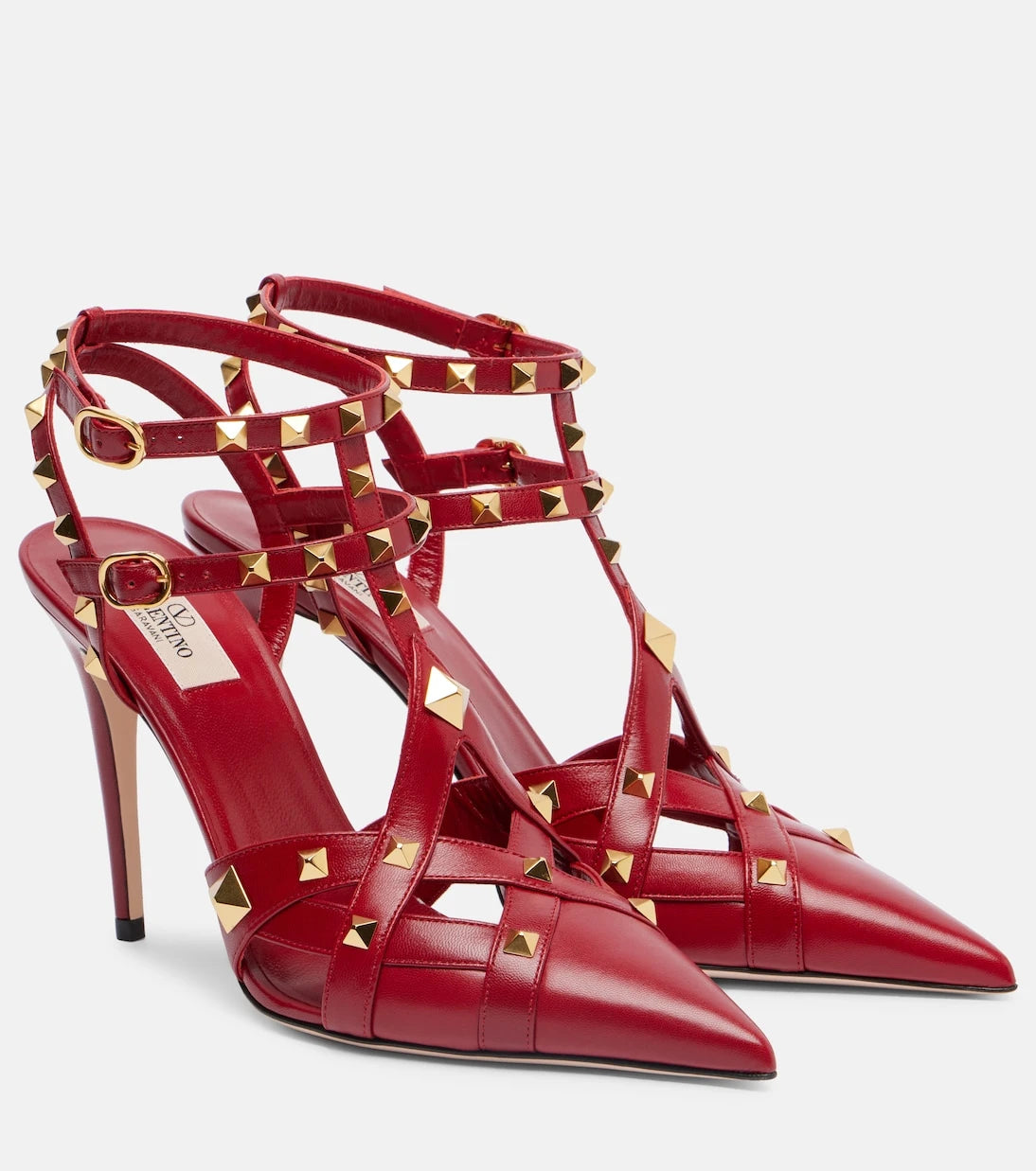 Valentino Garavani - Studdy 100 leather pumps