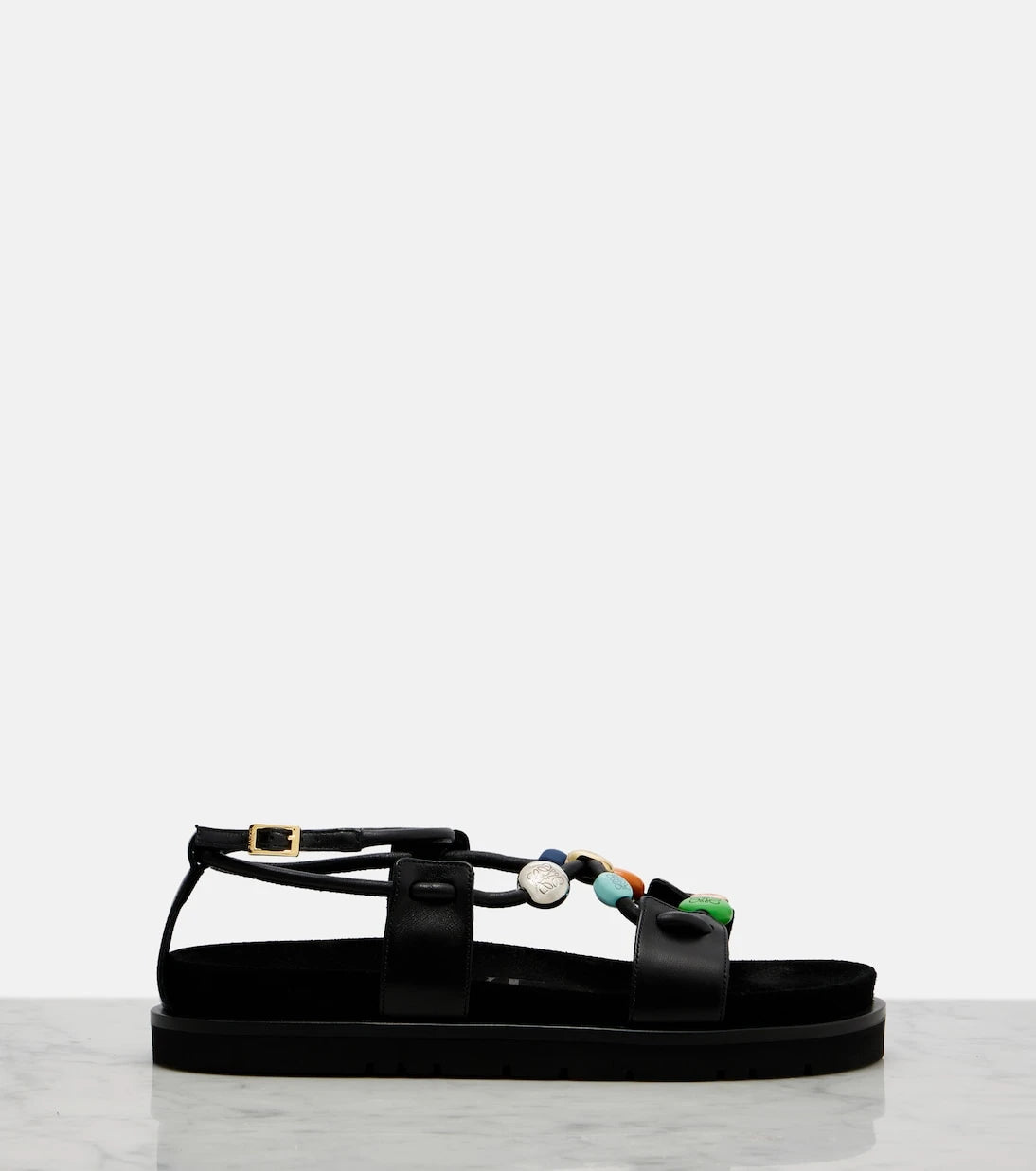 Loewe - Paula's Ibiza Pebble Beads leather sandals