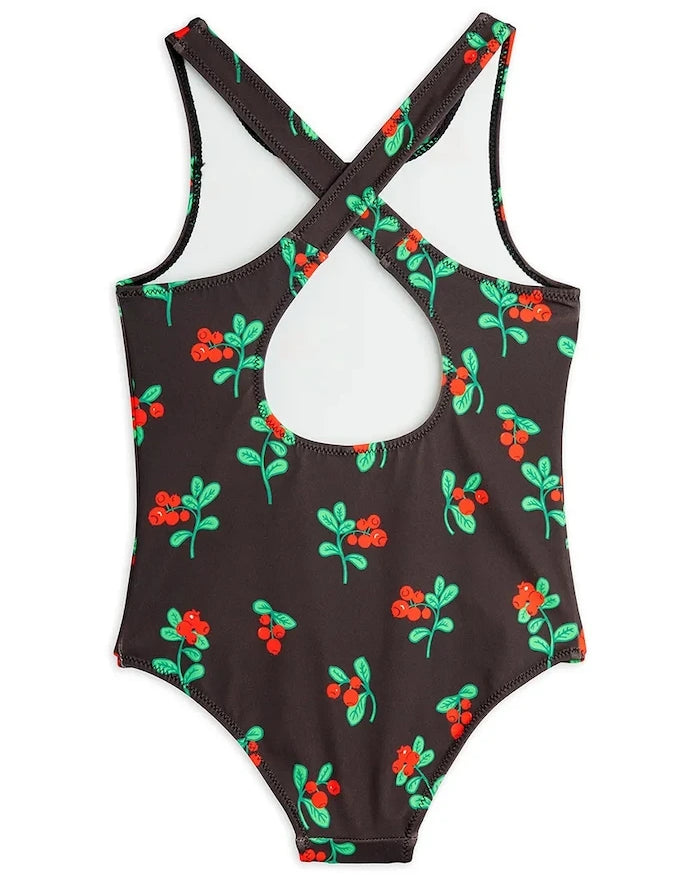Детски цял бански Mini Rodini Lingonberries