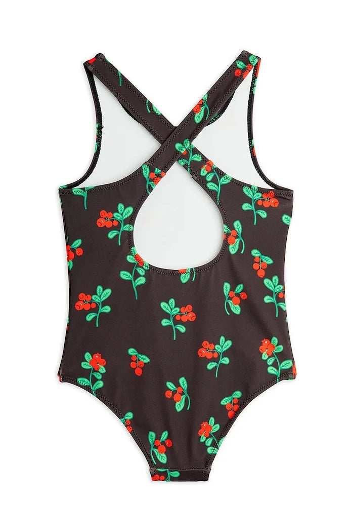 Детски цял бански Mini Rodini Lingonberries