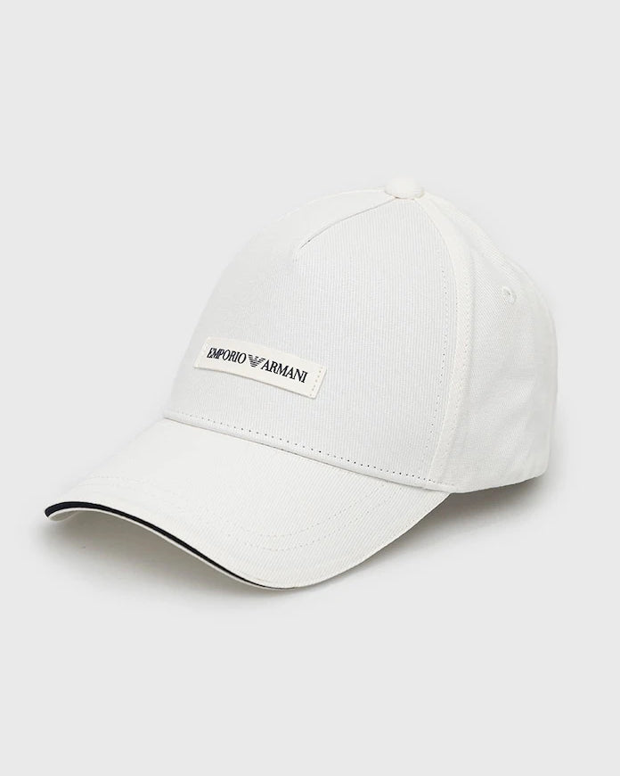 Emporio Armani Pamuklu Vizörlü Şapka