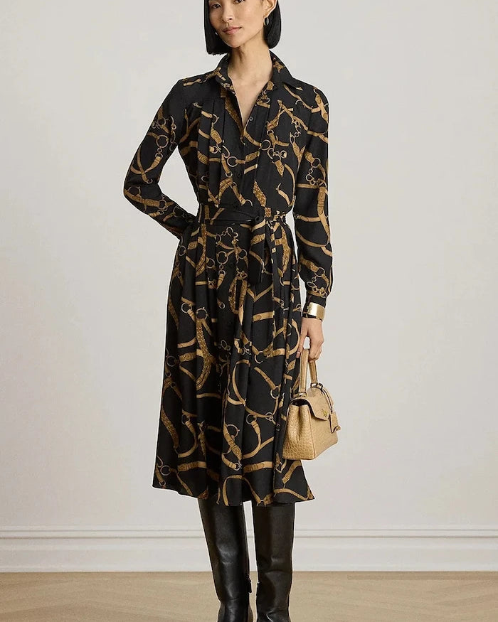 Lauren Ralph Lauren kloş elbise