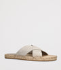Zegna Suede Espadrille Sandals