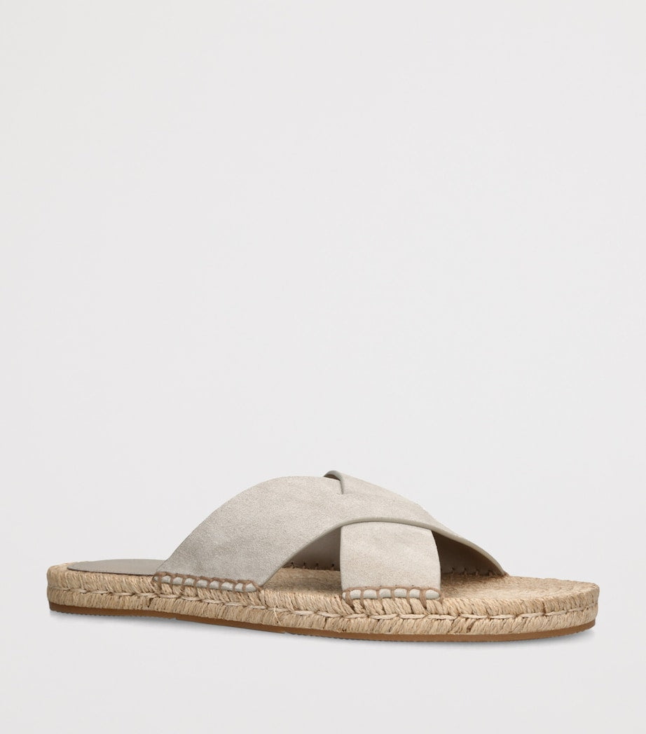 Zegna Suede Espadrille Sandals