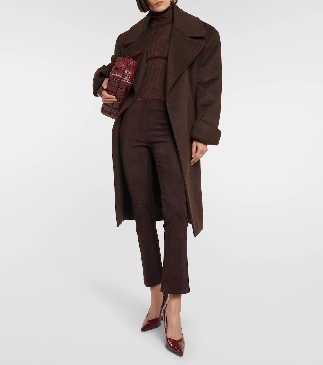 Stouls - JP Twenty mid-rise bootcut suede pants