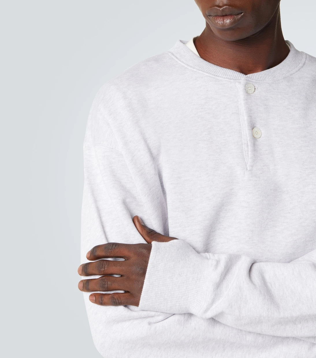 Acne Studios - Logo embroidered cotton-blend sweatshirt