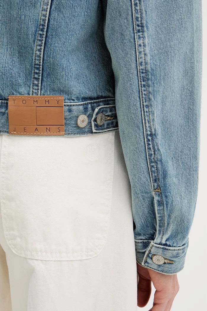 Tommy Jeans дънково яке дамско от деним