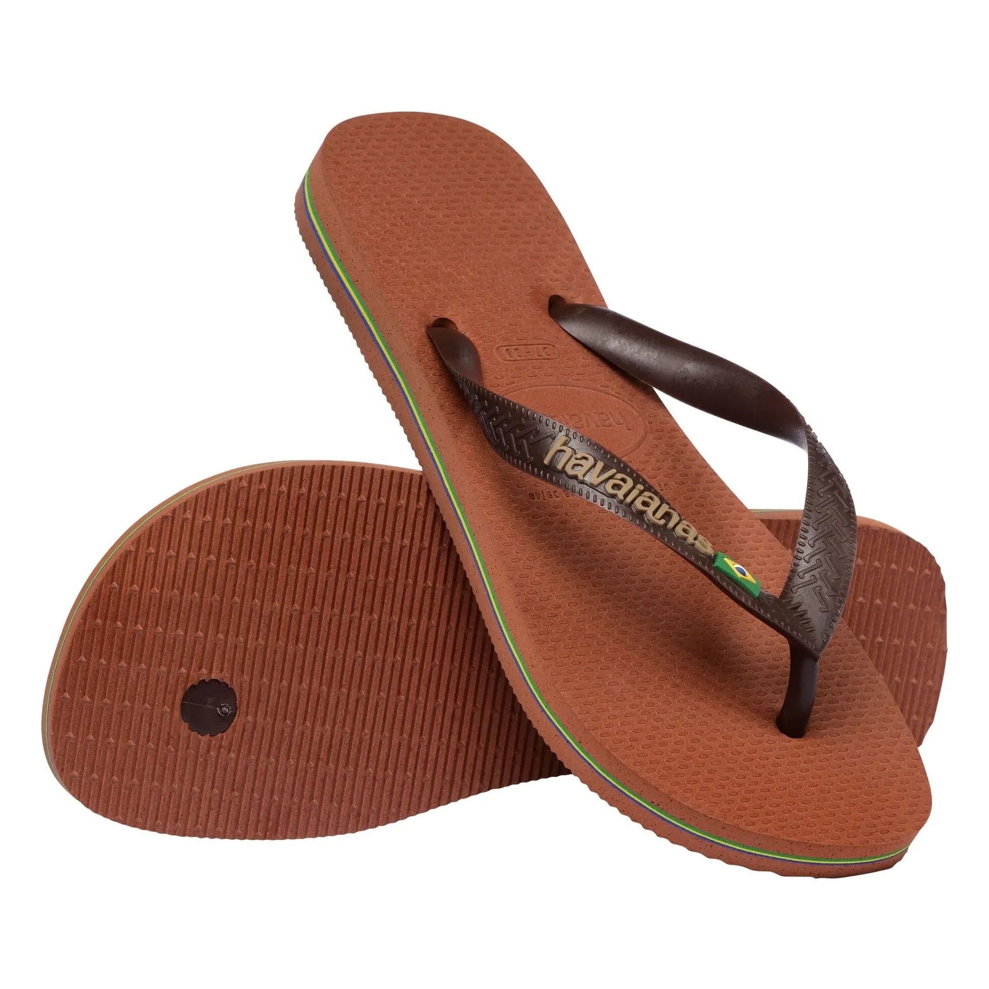 Havaianas - Brasil Logo flip-flops | Brown
