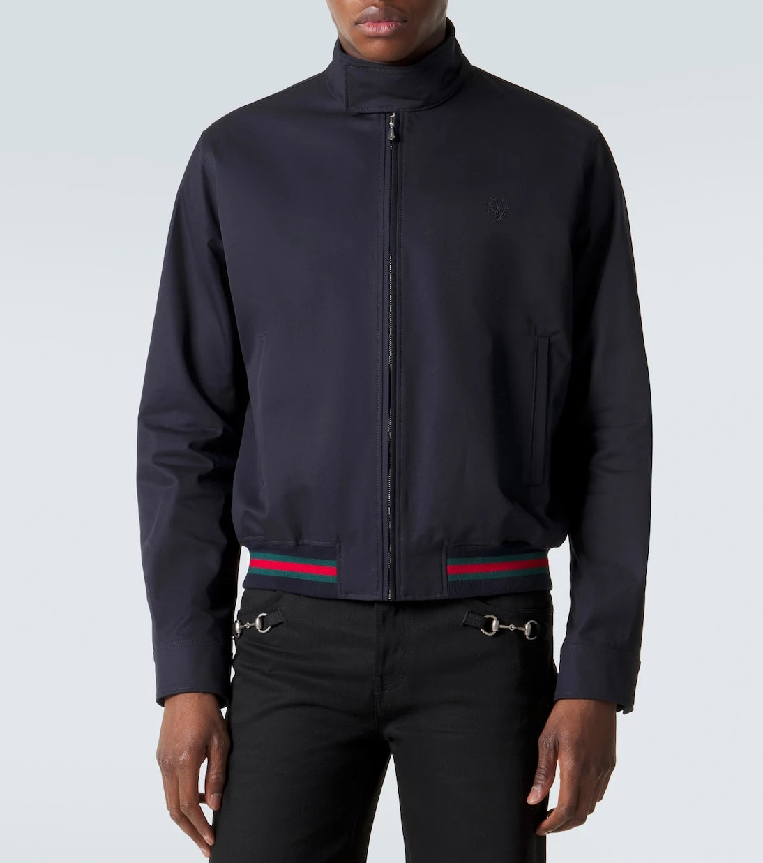 Gucci - Web Stripe cotton twill jacket