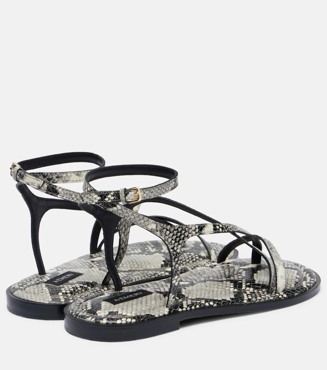 A.Emery - Edna snake-effect leather sandals