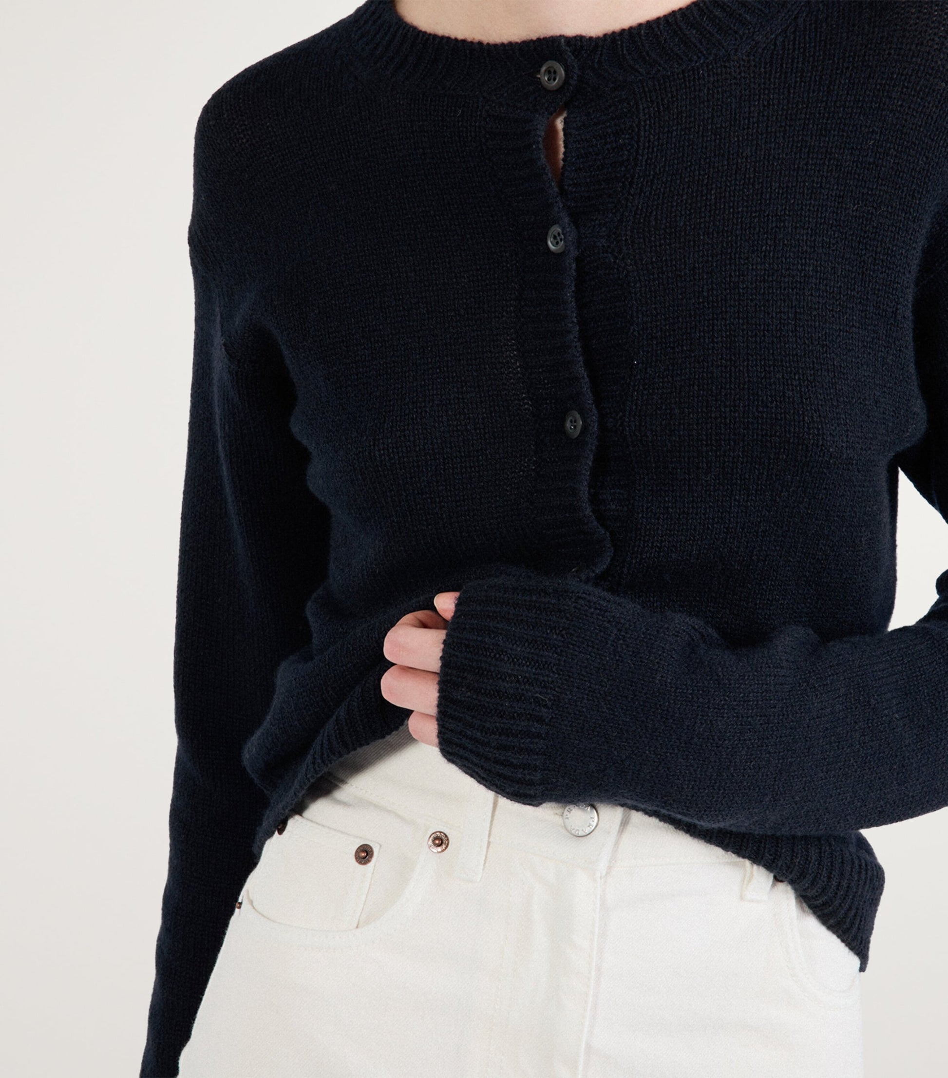 Prada White Denim Mini Skirt