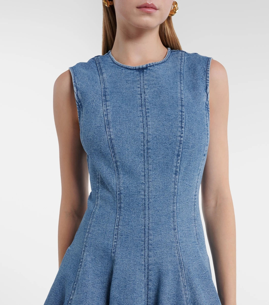 Simkhai - Bowen denim maxi dress