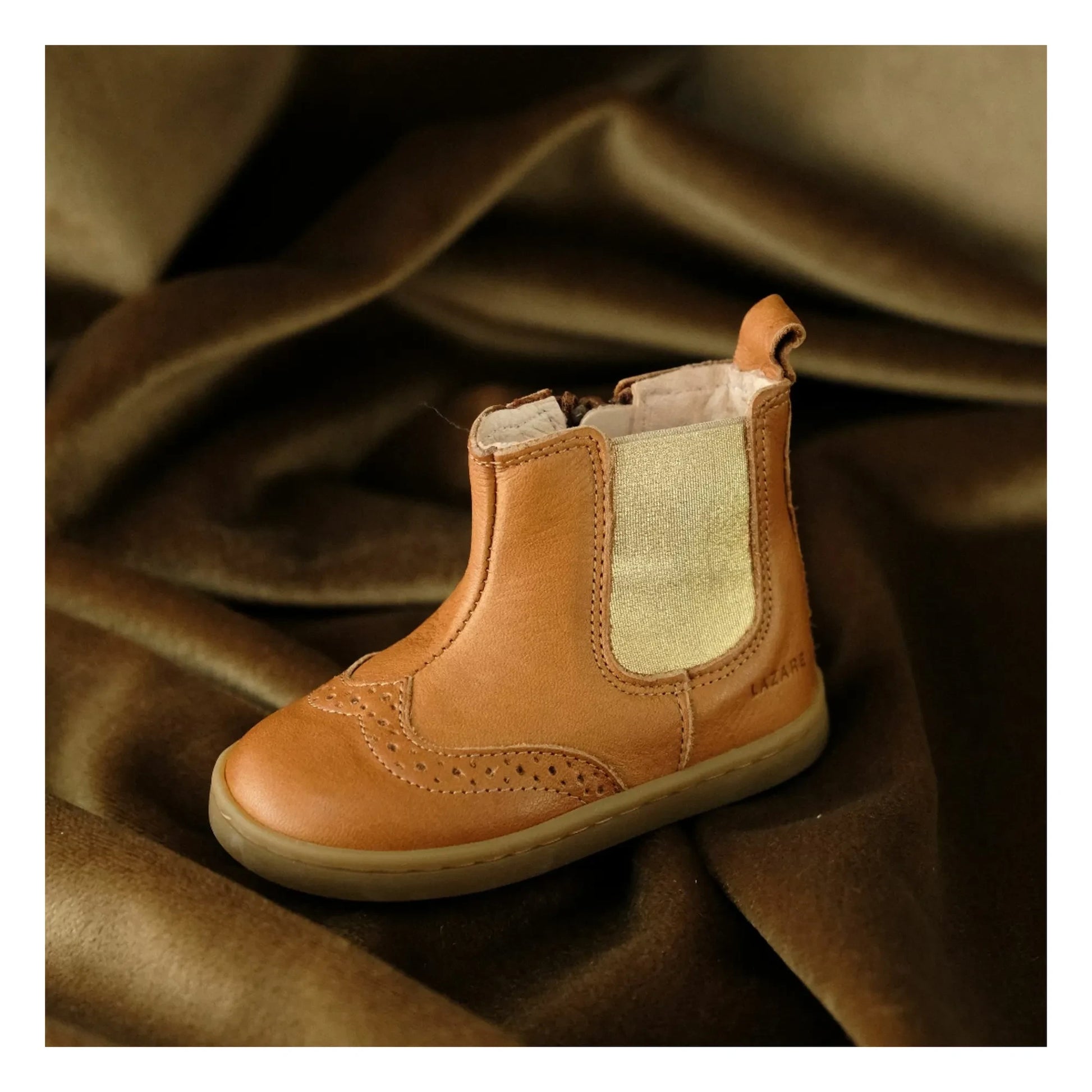 Lazare - Axelle First Steps Shoes | Gold