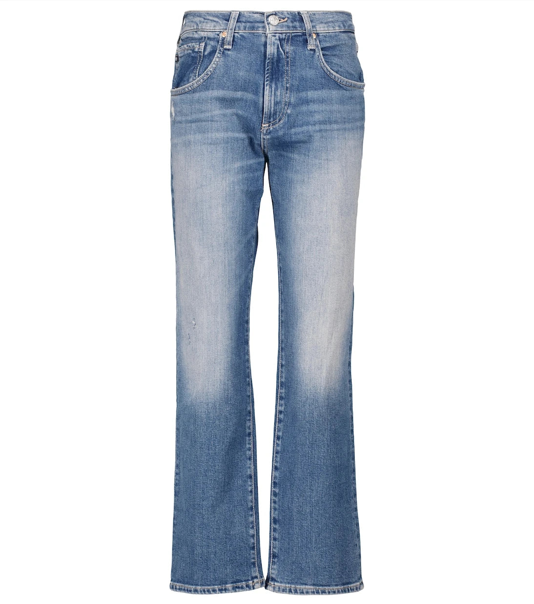 AG Jeans - Boyfriend Wide high-rise straight jeans