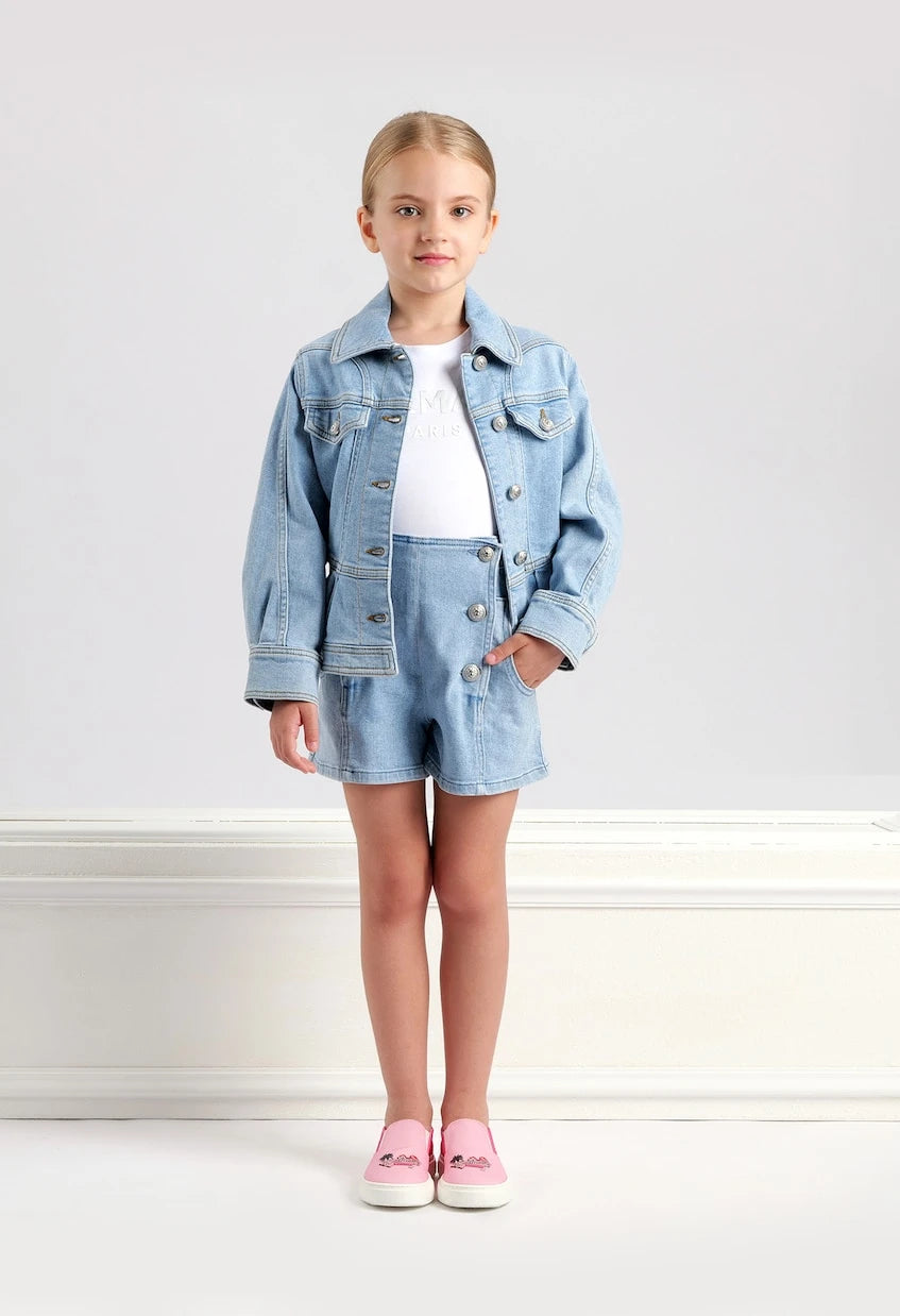 Balmain Kids - Cotton shorts