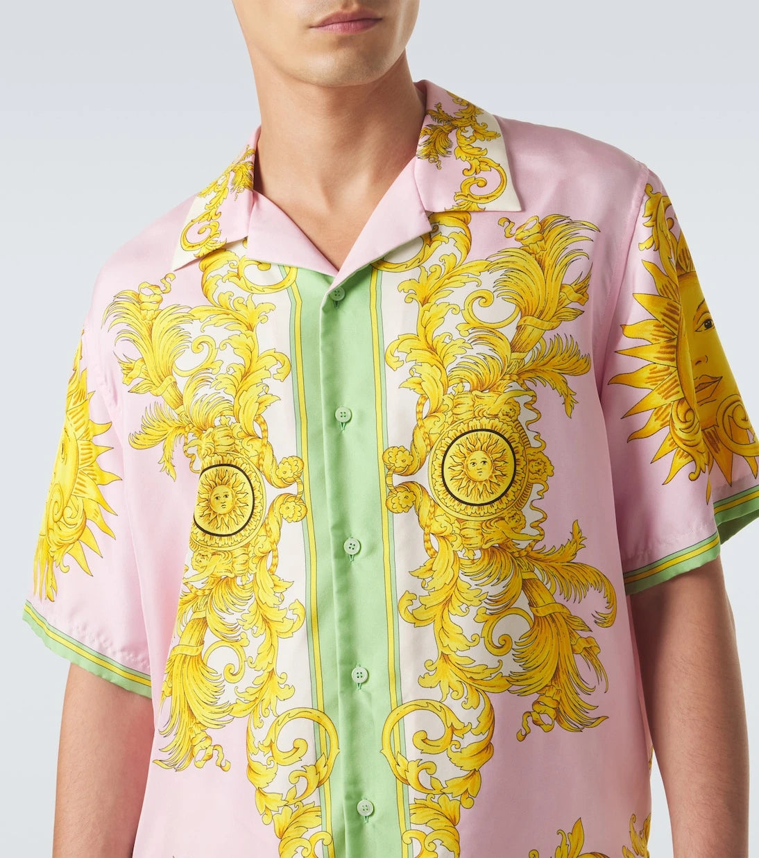 Versace - Printed silk shirt