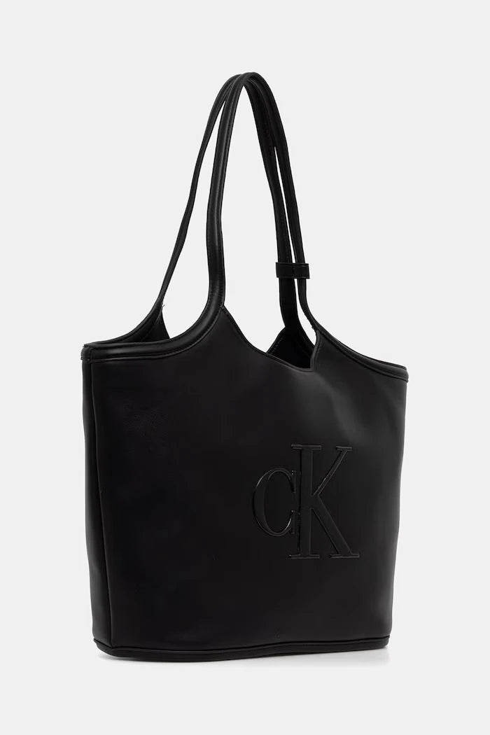 Calvin Klein шопинг чанта дамска от имитация на кожа